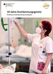 Titelseite der Broschüre "10 Jahre Anerkennung"